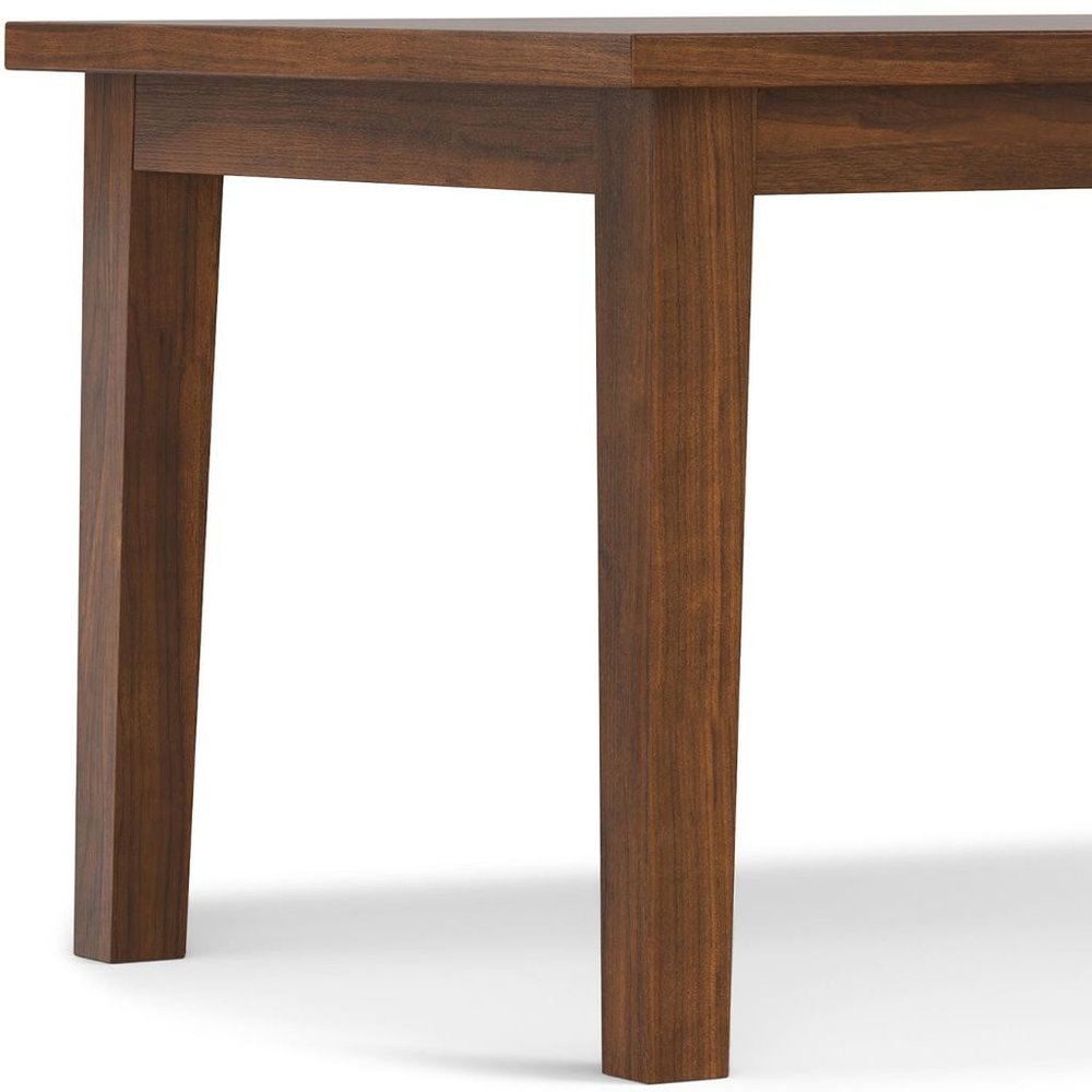 66" Oak Wood Dining Table HomeRoots