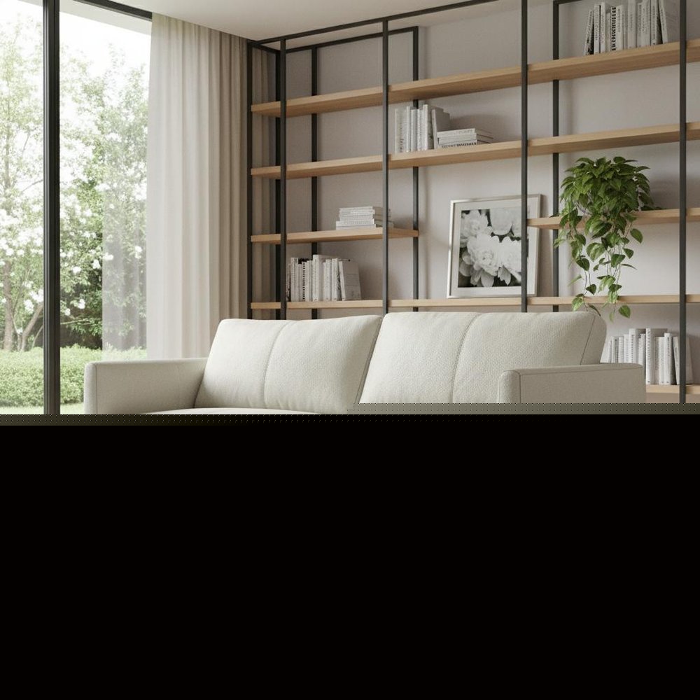 81" Gray Leather Sofa With Black Legs HomeRoots