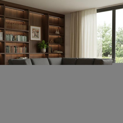 102" Gray Fabric Sofa With Black Legs HomeRoots
