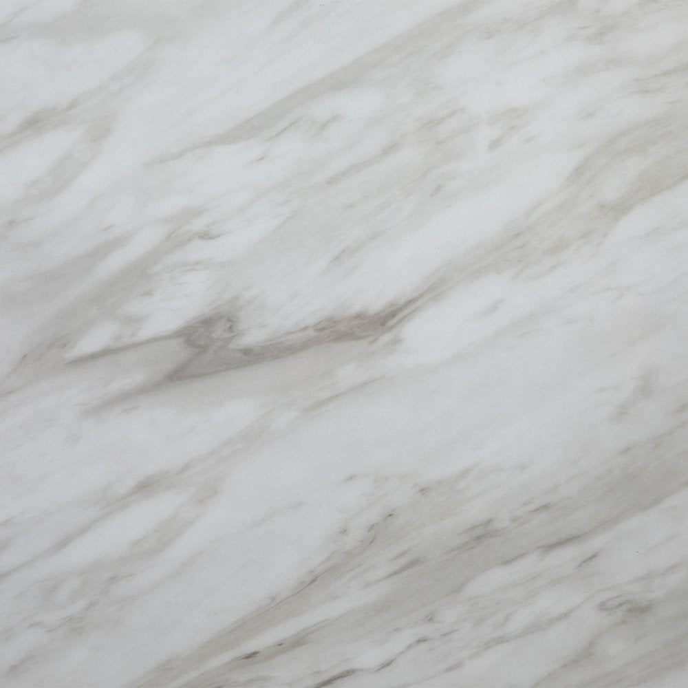 48" White and Natural Wood And Faux Marble Square Counter Height Bar Table HomeRoots