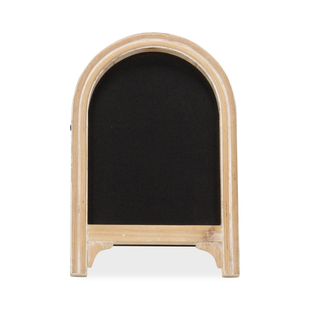 12" Natural Wood Tabletop Easel Chalk Board HomeRoots