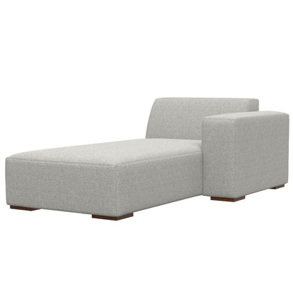 44" Gray and Brown Fabric Arm Chair HomeRoots