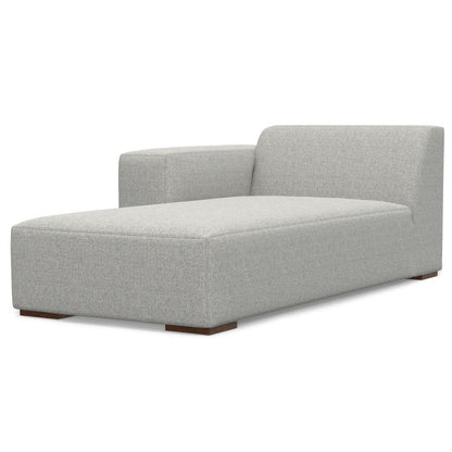 44" Gray and Brown Fabric Arm Chair HomeRoots