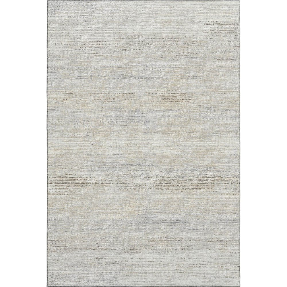 3' X 5' Beige And Ivory Abstract Washable Indoor Outdoor Area Rug HomeRoots