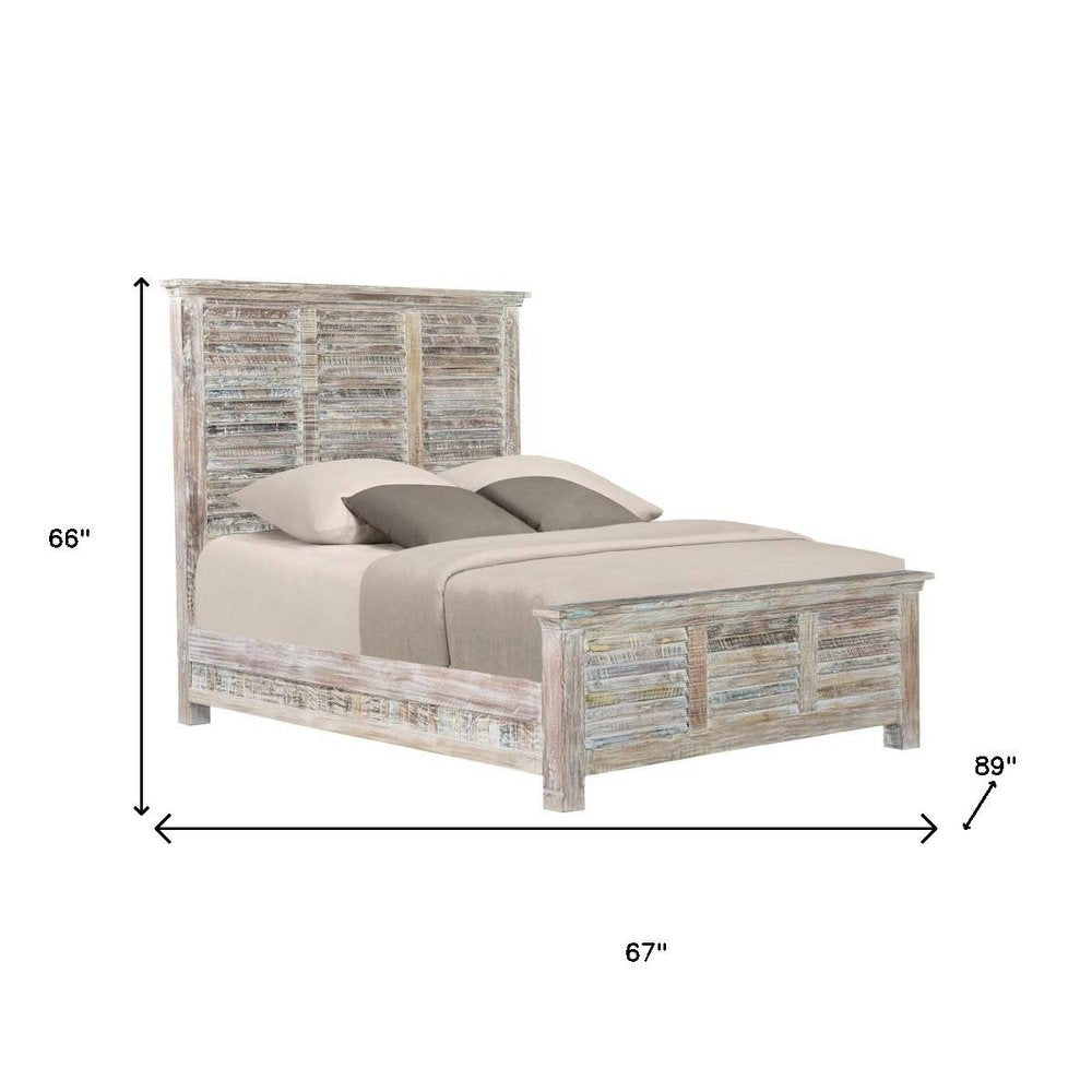 Three Piece White Solid Wood Bedroom Set — view 10