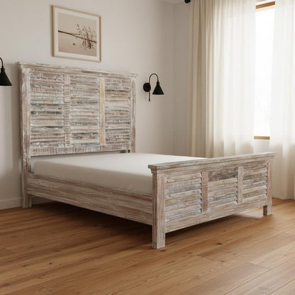 Three Piece White Solid Wood Bedroom Set HomeRoots