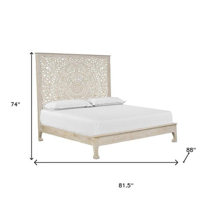 Three Piece White Solid Wood Bedroom Set HomeRoots