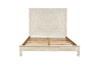 Three Piece White Solid Wood Bedroom Set HomeRoots