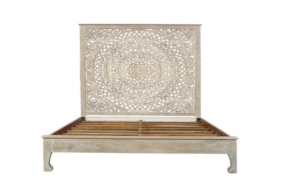 Three Piece Gray Solid Wood Bedroom Set HomeRoots
