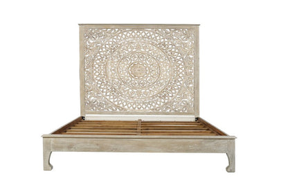 Three Piece Gray Solid Wood Bedroom Set HomeRoots