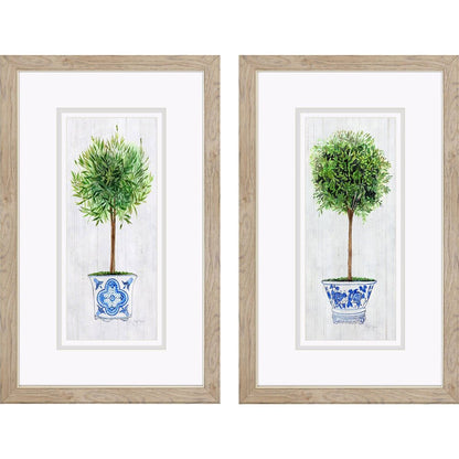 Set Of Two Rosemary Thyme Brown Framed Wall Art HomeRoots