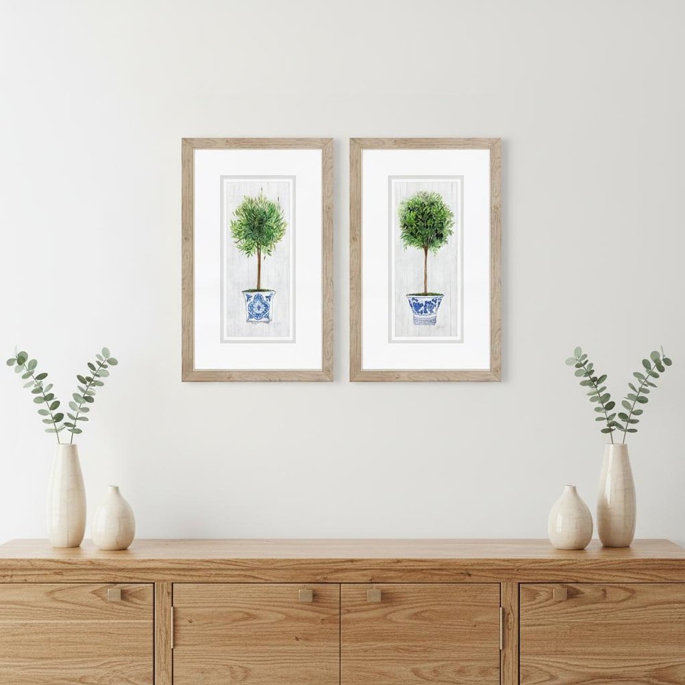 Set Of Two Rosemary Thyme Brown Framed Wall Art — view 6