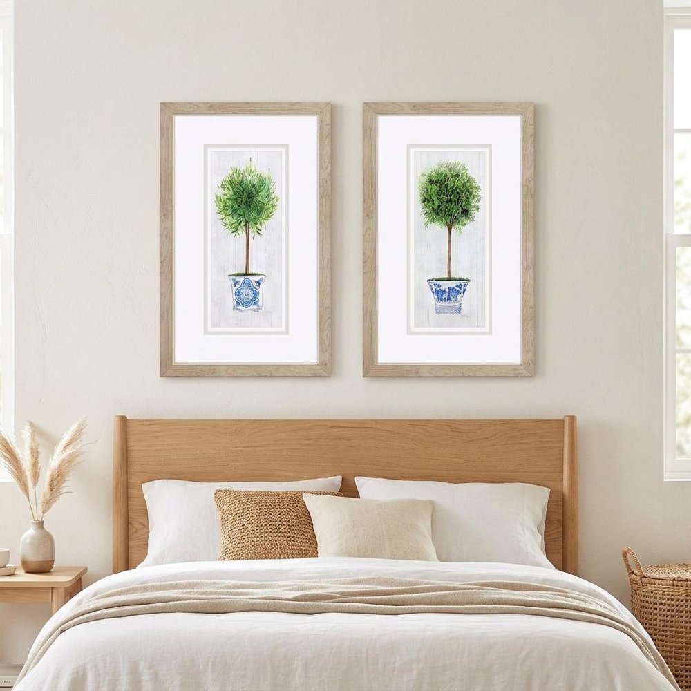 Set Of Two Rosemary Thyme Brown Framed Wall Art — view 7