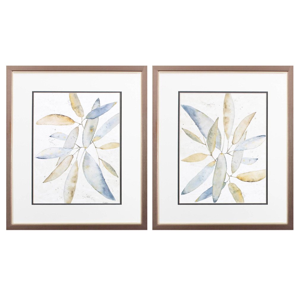 Set Of Two Lotta Latte Silver Framed Wall Art — view 3