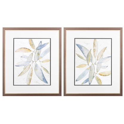 Set Of Two Lotta Latte Silver Framed Wall Art HomeRoots
