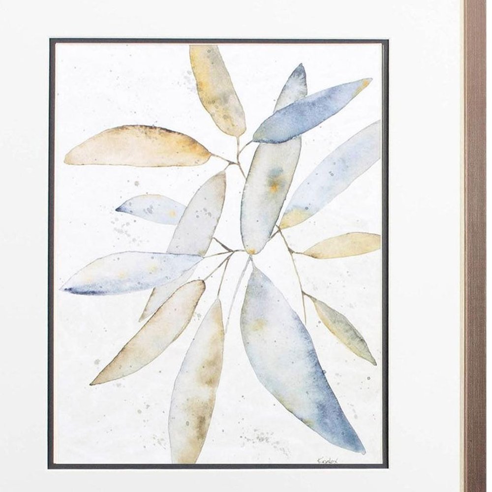 Set Of Two Lotta Latte Silver Framed Wall Art HomeRoots