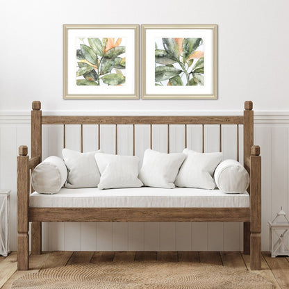 Set Of Two Plant Life Gold Framed Wall Art HomeRoots
