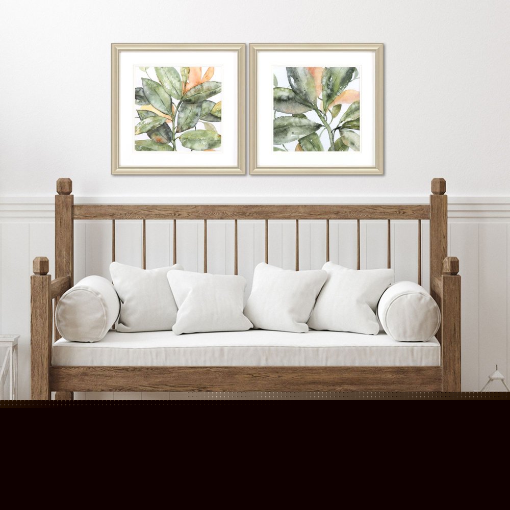 Set Of Two Plant Life Gold Framed Wall Art HomeRoots