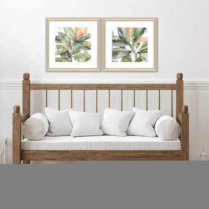 Set Of Two Plant Life Gold Framed Wall Art HomeRoots