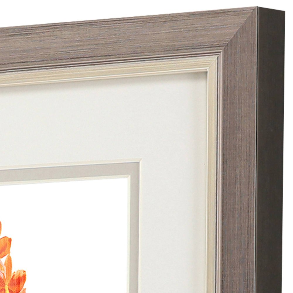 Set Of Two Floral Beauty I Silver Framed Wall Art HomeRoots
