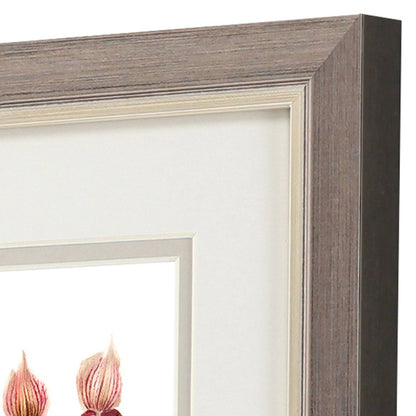 Set Of Two Floral Beauty II Silver Framed Wall Art HomeRoots