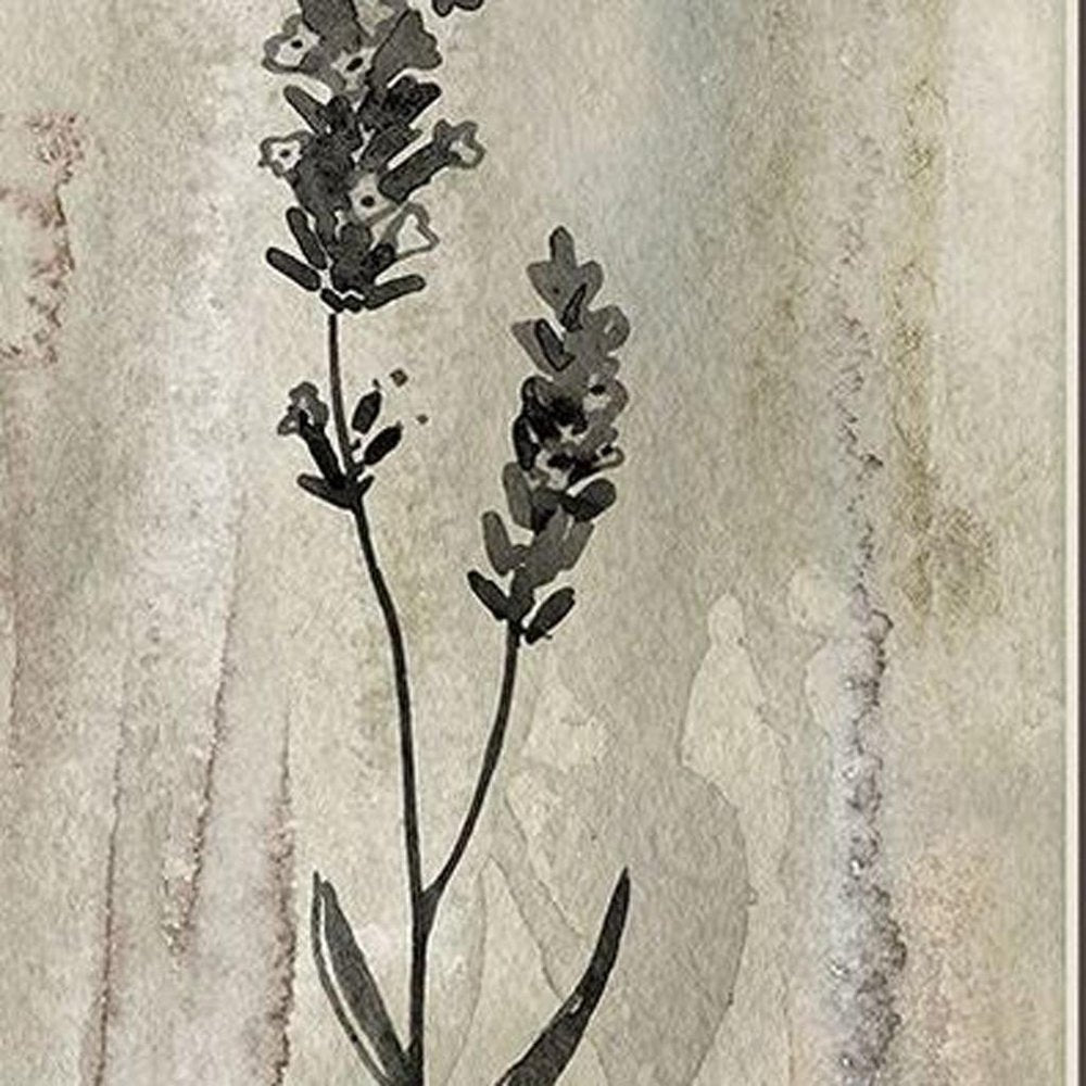 Set Of Two Sumi-e Silhouette I Silver Framed Wall Art HomeRoots