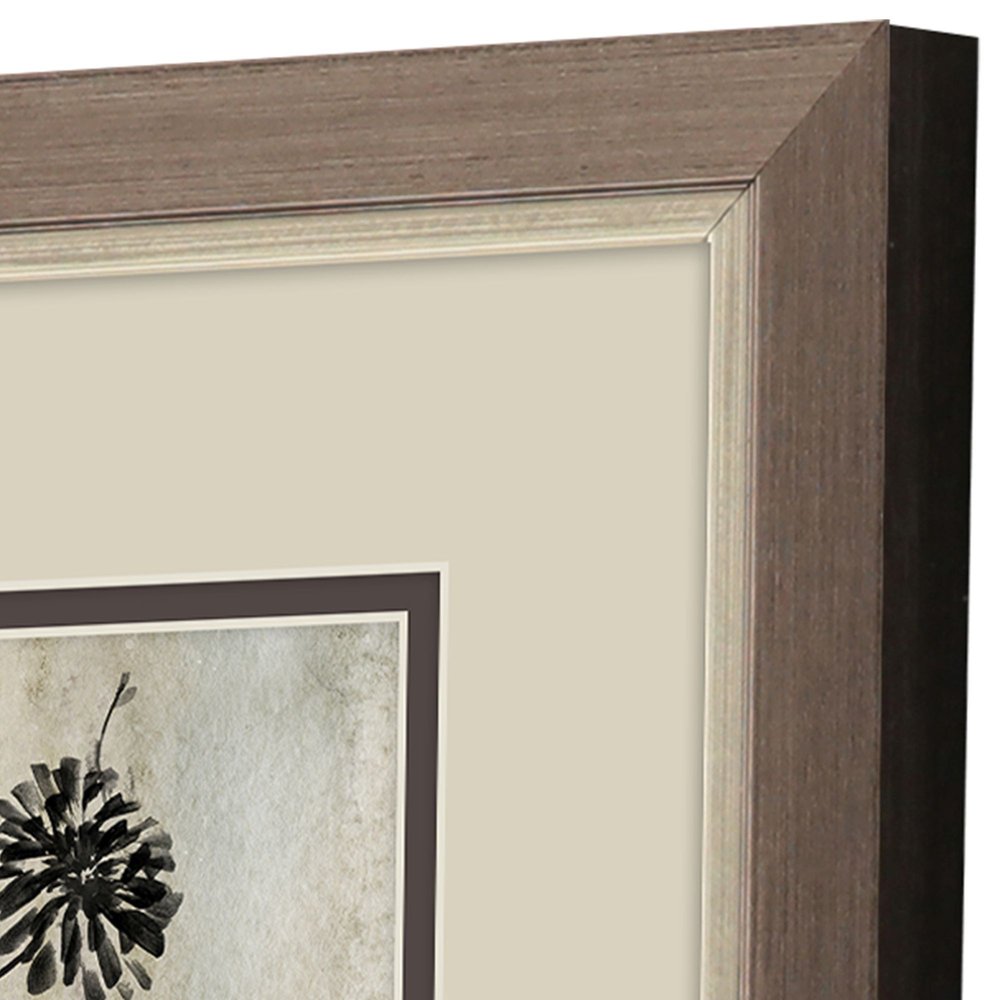 Set Of Two Sumi-e Silhouette II Silver Framed Wall Art HomeRoots