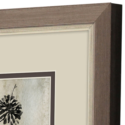 Set Of Two Sumi-e Silhouette II Silver Framed Wall Art HomeRoots