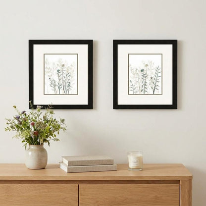 Set Of Two Branch Silhouette Brown Framed Wall Art HomeRoots