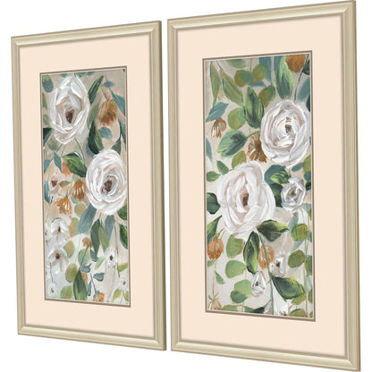 Set Of Two Cascading Beauties Gold Framed Wall Art HomeRoots