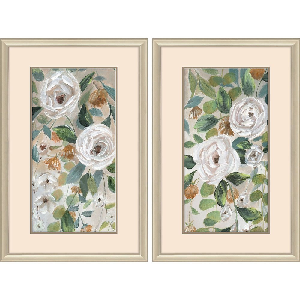 Set Of Two Cascading Beauties Gold Framed Wall Art HomeRoots