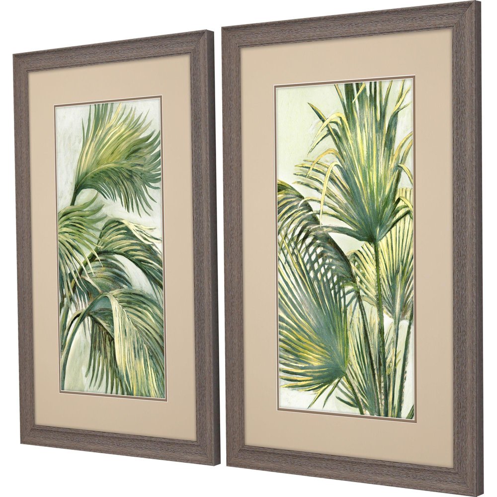 Set Of Two Summer Breeze Brown Framed Wall Art HomeRoots