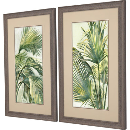 Set Of Two Summer Breeze Brown Framed Wall Art HomeRoots
