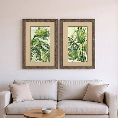 Set Of Two Summer Breeze Brown Framed Wall Art HomeRoots