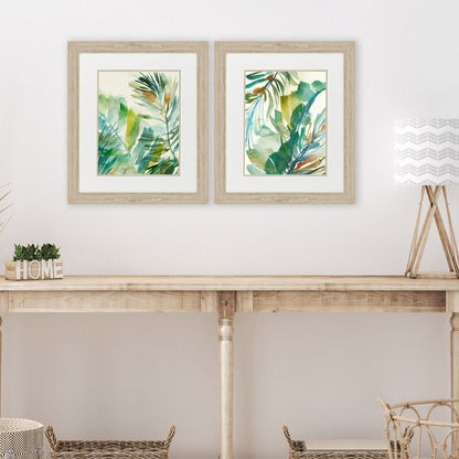 Set Of Two Paradise Memory Brown Framed Wall Art HomeRoots