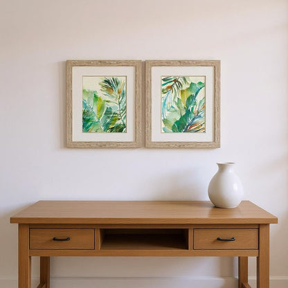 Set Of Two Paradise Memory Brown Framed Wall Art HomeRoots