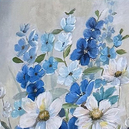 Set Of Two Blue Garden Gold Framed Wall Art HomeRoots