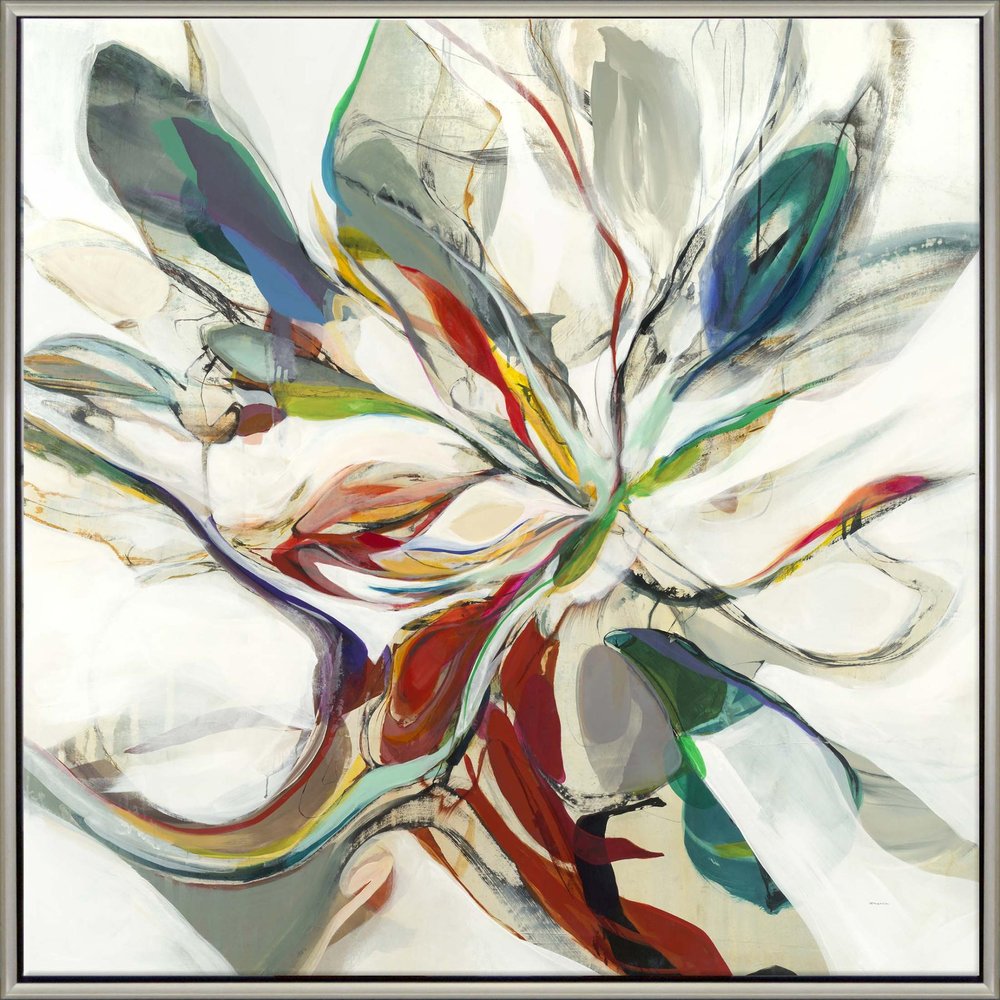 Halcyon Silver Floater Frame Wall Art HomeRoots