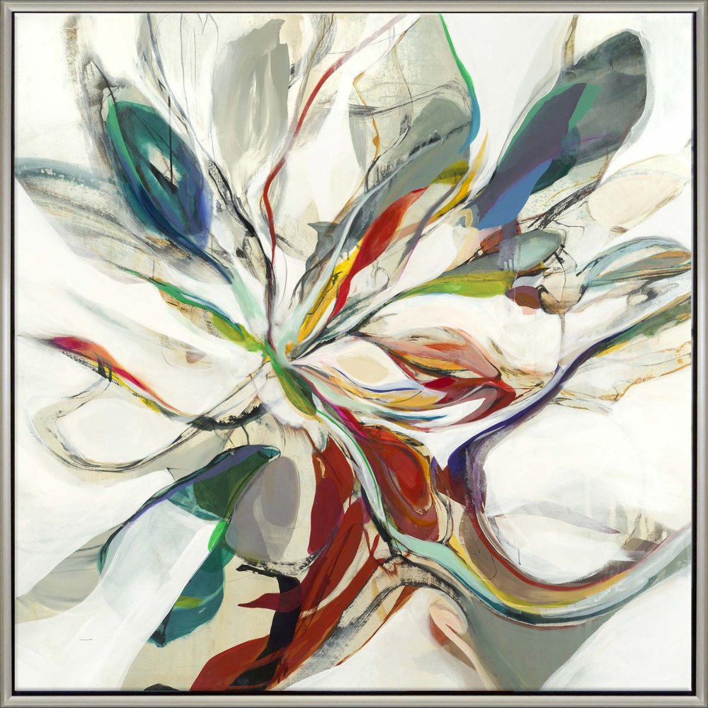 Halcyon Silver Floater Frame Wall Art HomeRoots