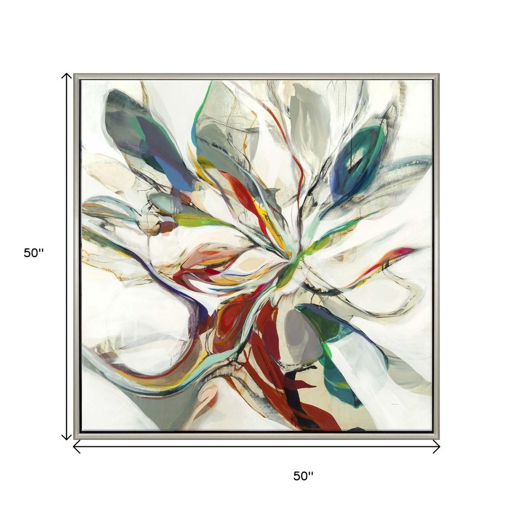 Halcyon Silver Floater Frame Wall Art HomeRoots