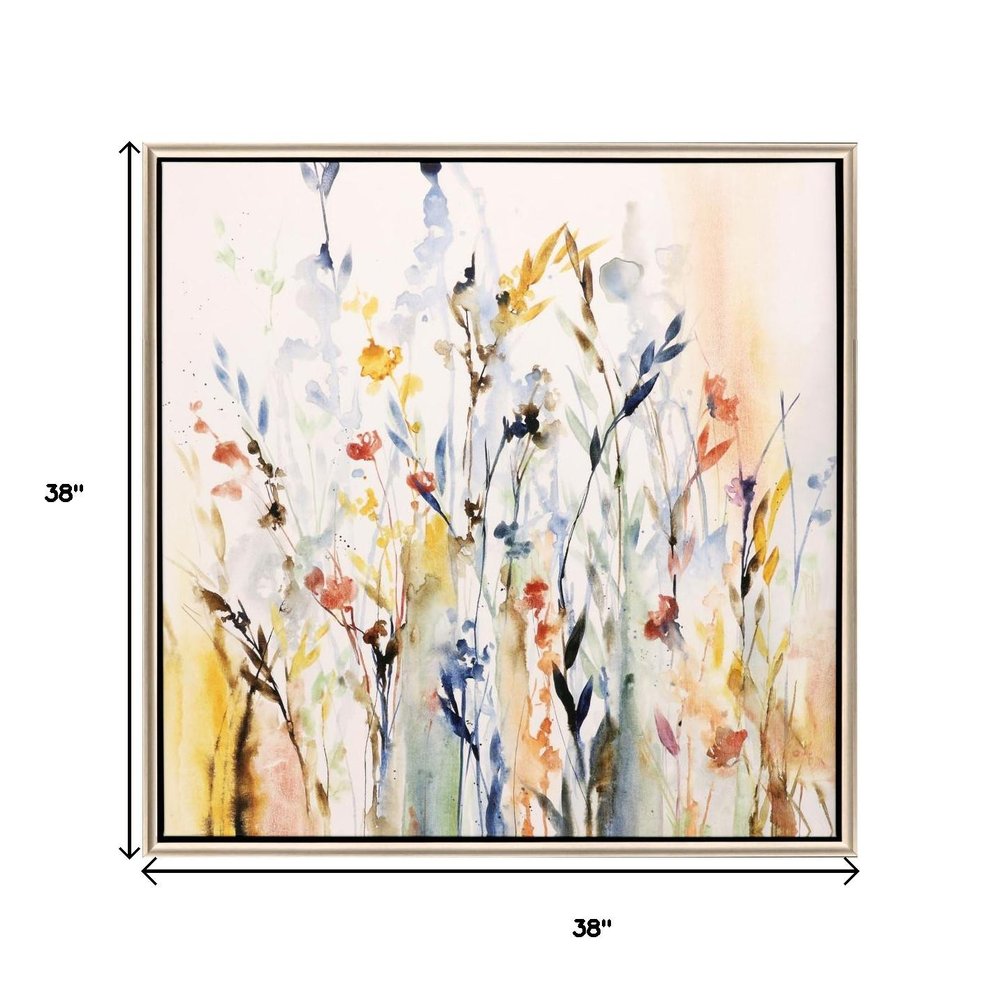 Window Art I Silver Floater Frame Wall Art HomeRoots