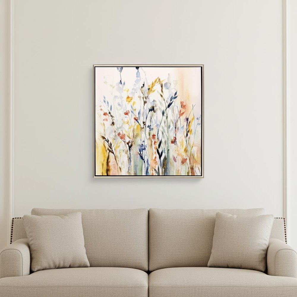 Window Art I Silver Floater Frame Wall Art HomeRoots
