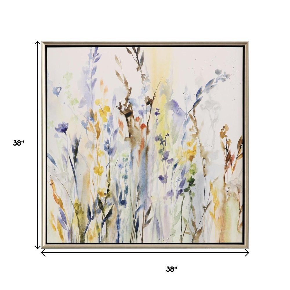 Window Art II Silver Floater Frame Wall Art HomeRoots