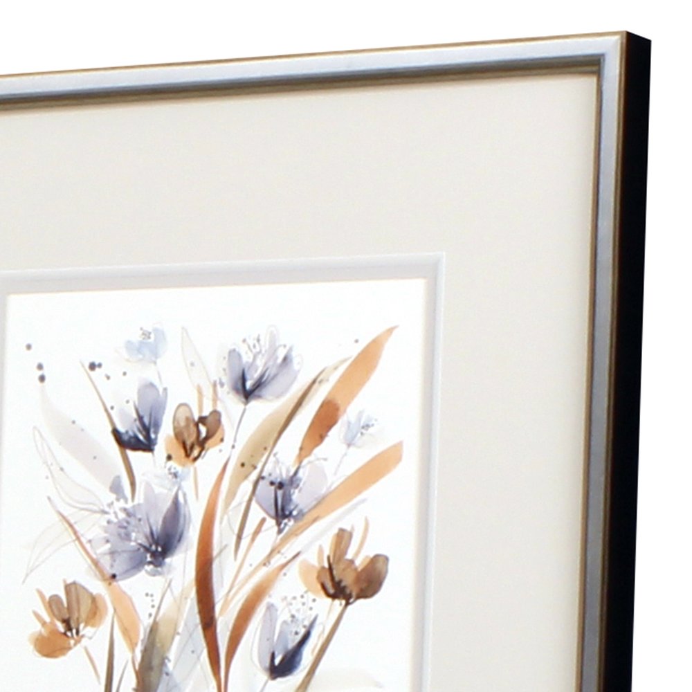 Set Of Two Coastal Blooms Silver Framed Wall Art HomeRoots