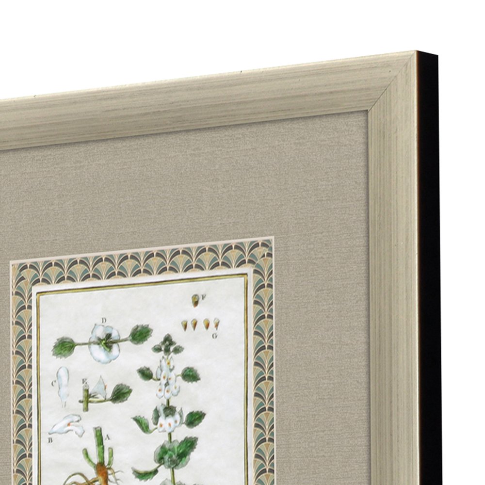 Set Of Four La Passerage II Silver Framed Wall Art HomeRoots