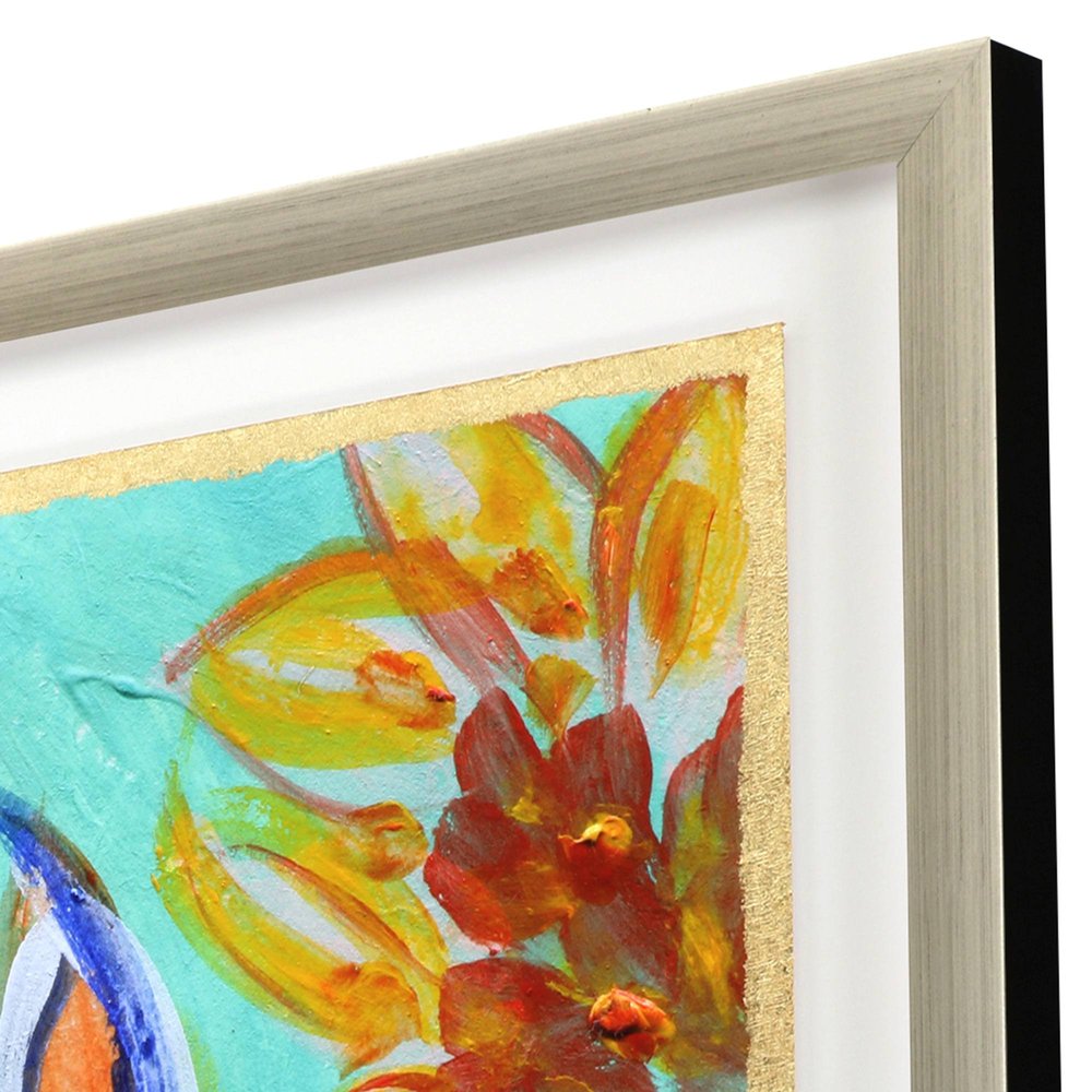Sassy Botanica IV Silver Framed Wall Art HomeRoots