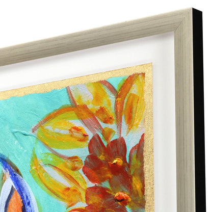 Sassy Botanica IV Silver Framed Wall Art HomeRoots
