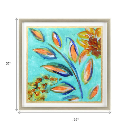 Sassy Botanica IV Silver Framed Wall Art HomeRoots