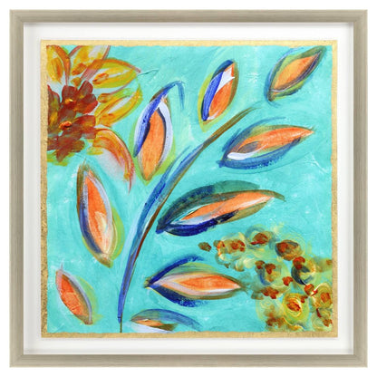 Sassy Botanica IV Silver Framed Wall Art HomeRoots