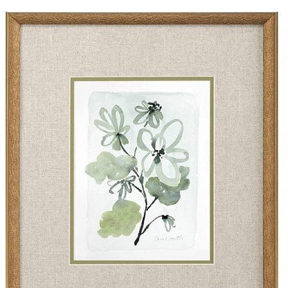 Set Of Four Dream Blossom Gold Framed Wall Art HomeRoots